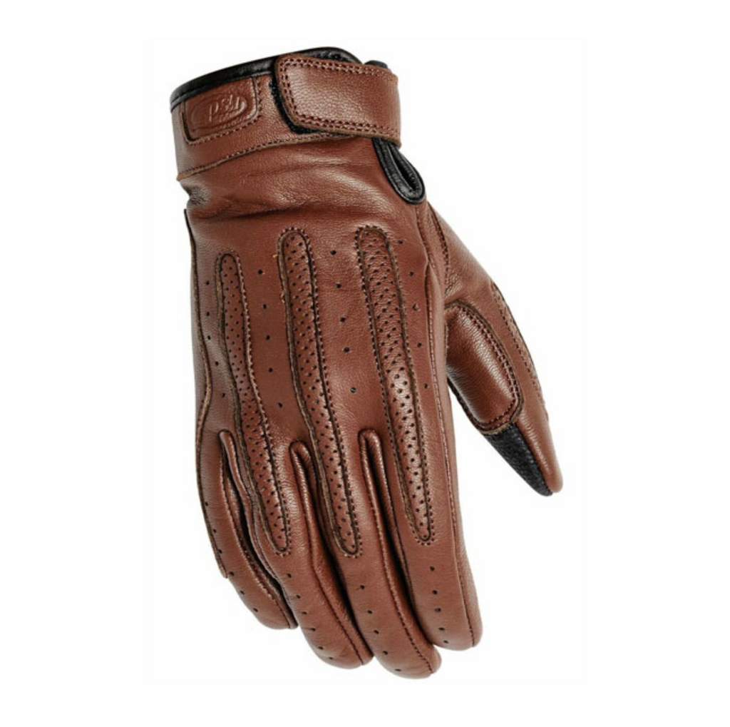 ROLAND SANDS FEMALE BONNIE LEATHER GLOVES TOBACCO - Dutch on Wheels